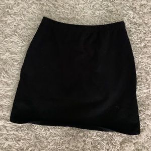 Black brandy Melville cotton mini skirt